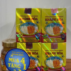 Tổ Yến Đông trùng hạ thảo 35% (Lọ rời 4 tặng 1)