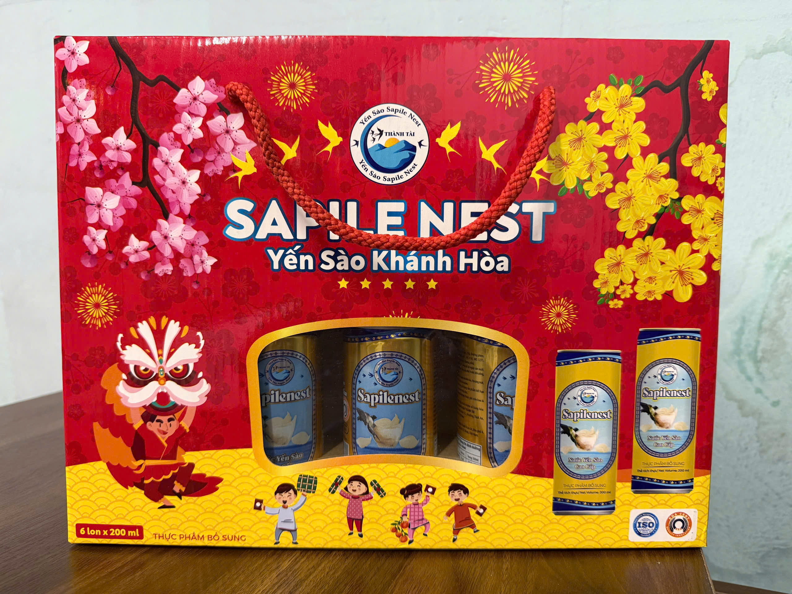 Nước Yến lon (Hộp 6 lon ngang)