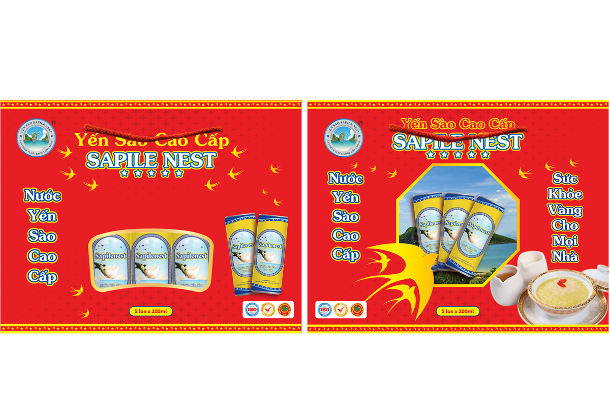 Nước Yến Hộp 5 lon 200ml Sapilenest